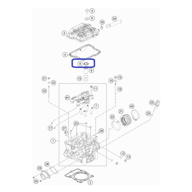 Bujia Bujia Bajia Exc 350 12-13 Sx-F...
