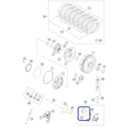 Piston Pince Embrayage KTM...