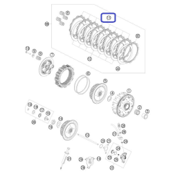 Disque Embrayage KTM EXC...