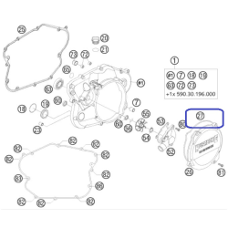 Junta da tampa do disco da...