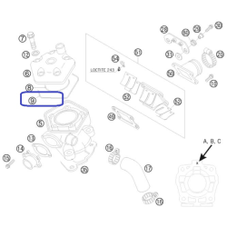 Anel 94.97X1.78 KTM SX 50...