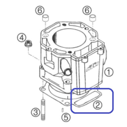 Ktm Adventure Cylinder Base...