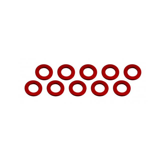 Washer Kit 4MX M6X18 Red 10 Units