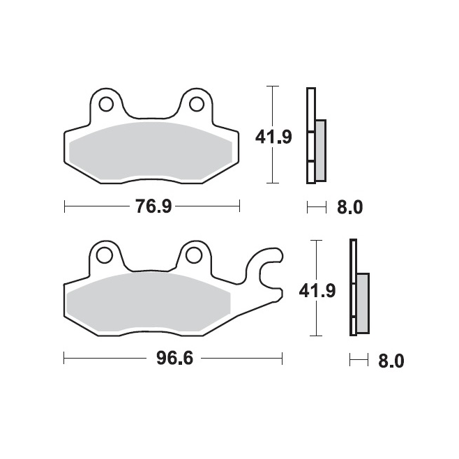 Motomaster Front Brake Pads Right...