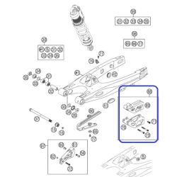 Kit Guide Chaîne KTM SX 105...