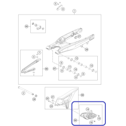 Guide Chaîne KTM EXC/EXC-F...