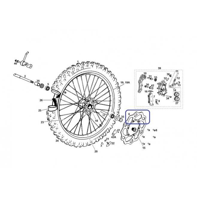 Disque Frein Avant Galfer Gas Gas 01-13