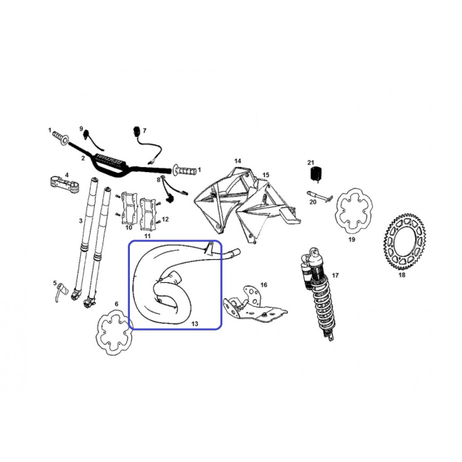 Escape Gas Gas EC 250/300 03-11...