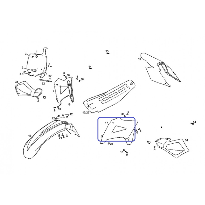 Izq Ec 2008 Radiator Cover