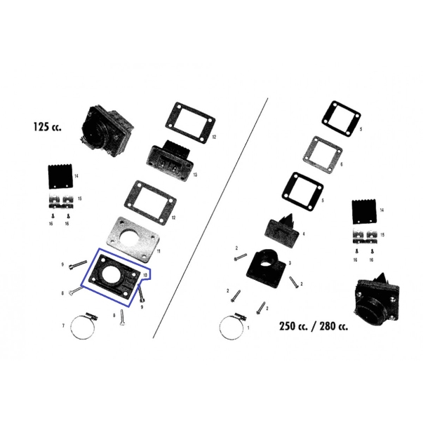 Tubera admision recta 125-160-200
