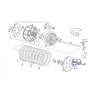 Mola Embraiagem ec 125