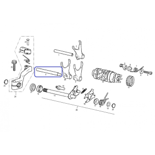 Axe De Fourche Long Ec 125