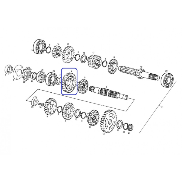 Piñon II Secondary TT 125 Z-28