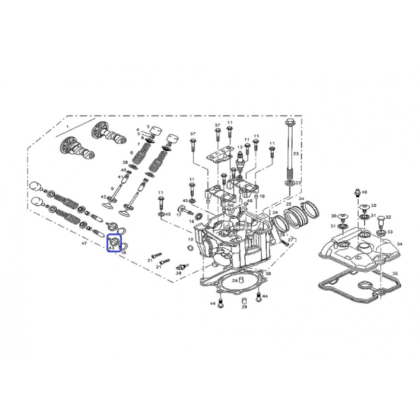 Assento válvula de escape Ec 400 4T