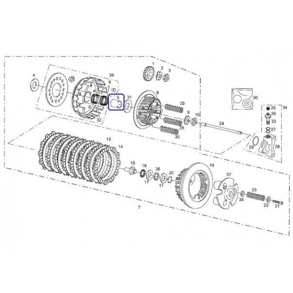 Casquillo Clutch Bell Gas Fsr 2007