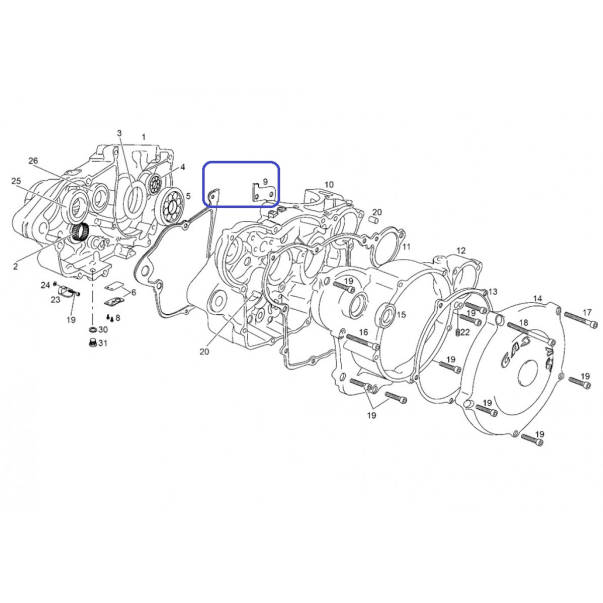 Carter Metalfoam EC450-4T 2005 Placa