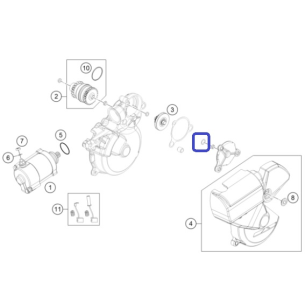Borracha Ignição KTM 8X14X0,1