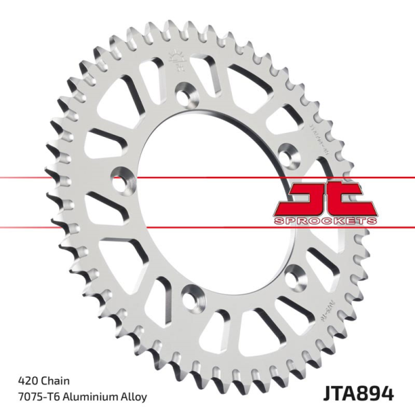 Rear Sprocket Aluminum JT KTM SX...