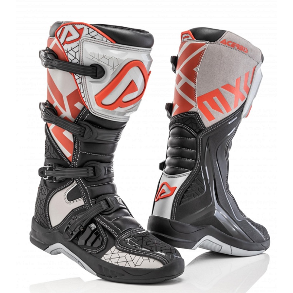 Botas Acerbis X-Team Preto/Cinza