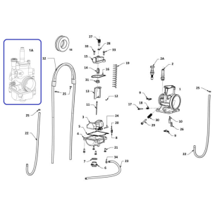 Carburador Gas Gas PHBG 21...
