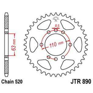 Cremalheira JT KTM Duke 125...