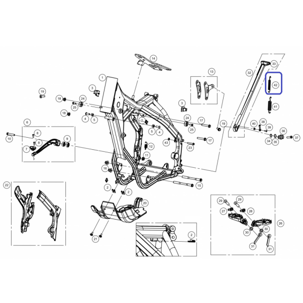 Intérieur Printemps Enduro Gaz Gaz Ec 18