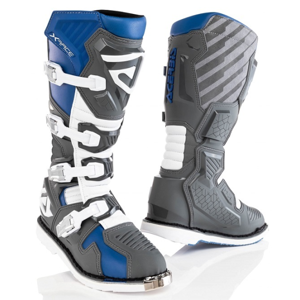 Botas Acerbis X-Racer Azul/Cinza