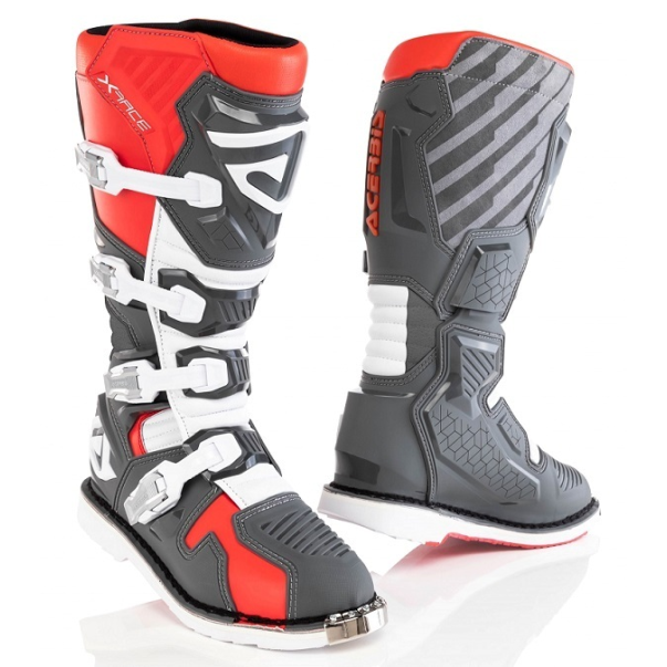 Botas Acerbis X-Racer Vermelho/Cinza