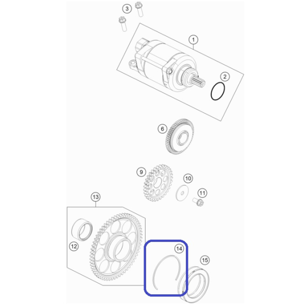 Circlip DIN0472-57X1,50