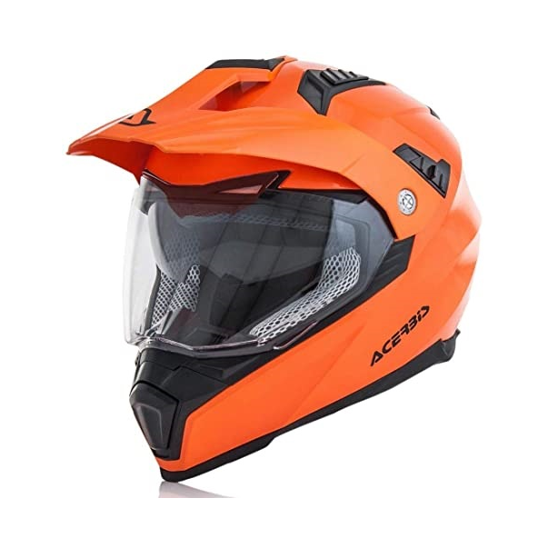 Casque Acerbis Flip FS-606 Orange Fluo
