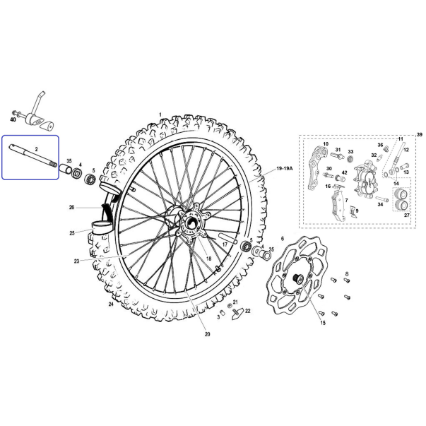 Roda cto.eje de.+Rasgado.