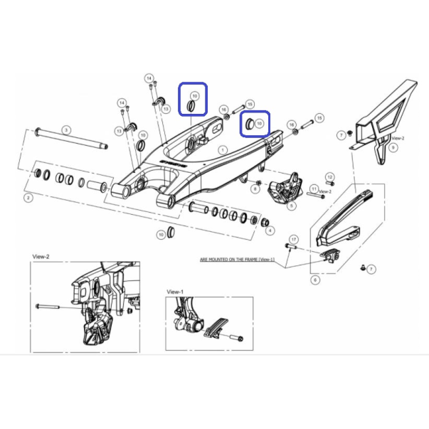 Bouchon Bras Oscillant Gas Gas EC...
