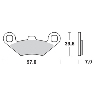 Motomaster Polaris Brake Pads