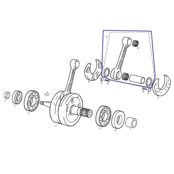 Rod TT125-2001 (Kit Conrod VA-6005)