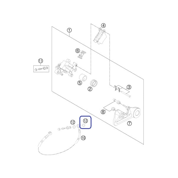 Washer DIN7603 10X16X1 KTM/Husqvarna