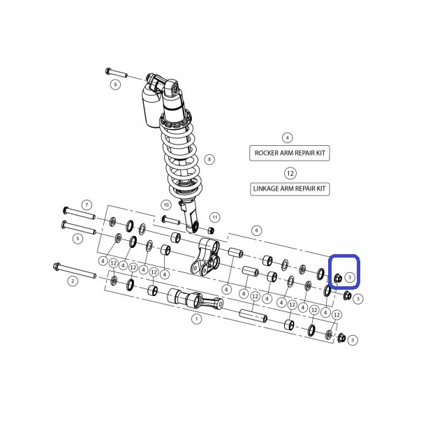 Tuerca M12x1.25 DIN 6923 Zincada