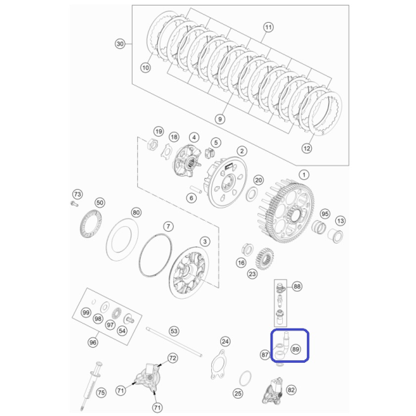 Latiguillo Embrague KTM EXC/EXC-F...