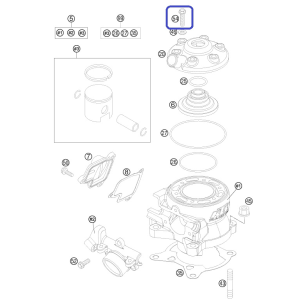 Boulon Culasse KTM SX 85 05-12