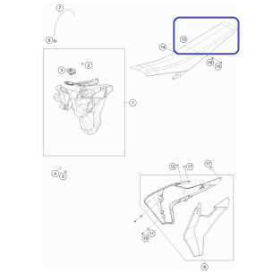 Assento Standard Husqvarna...