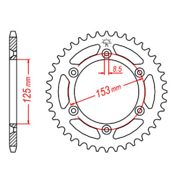 Cremalheira JT Honda XR 250 R 90-95...
