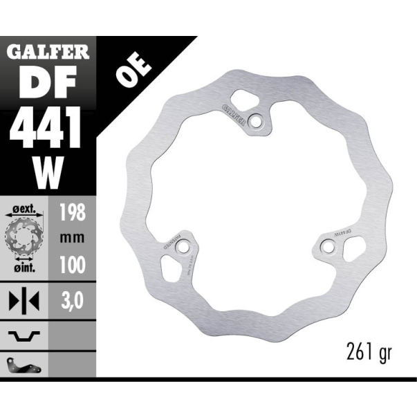 Galfer Front Brake Disc Wave  Yamaha...