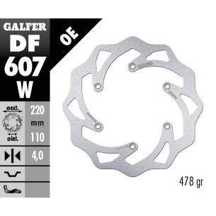 Disco Freno Trasero Galfer...