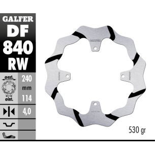 Disco Freno Trasero Galfer...