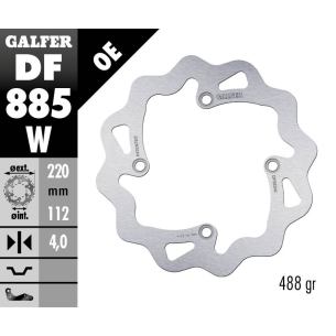 Galfer Rear Brake Disc Wave...
