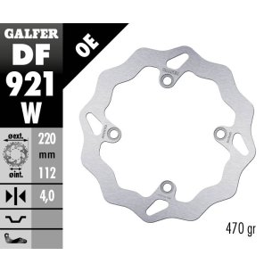 Disco Freno Trasero Galfer...