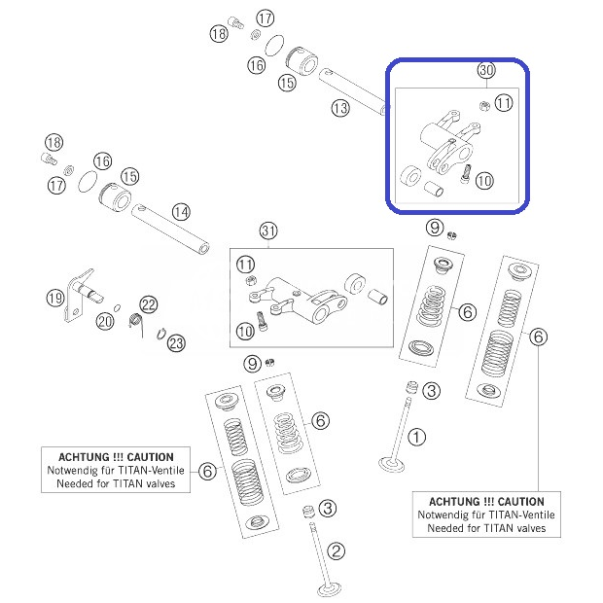 ROCKER ARM INTAKE CPL. 03