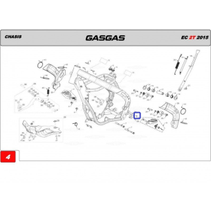 Parafuso TORX Gas Gas 2017...