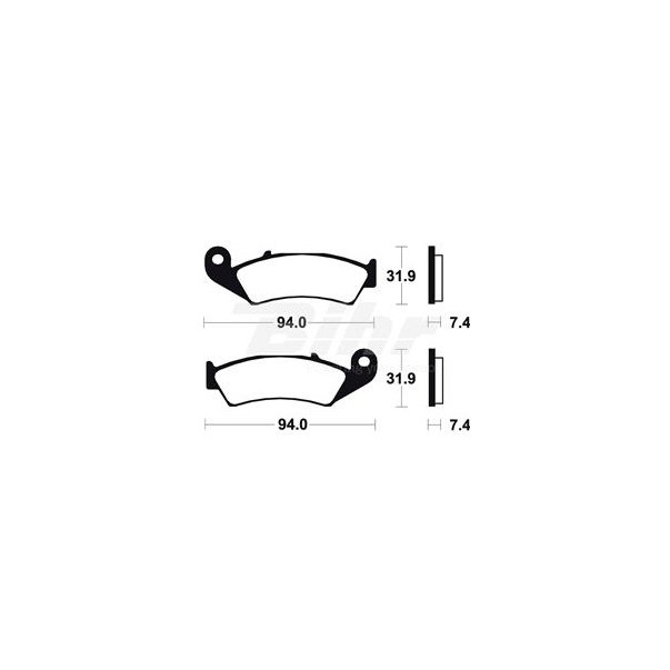 Plaquettes Frein Avant Honda TRX 250...