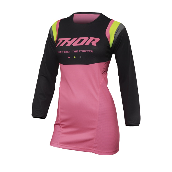 Jersey Mujer Thor S22 Pulse Rev Gris...