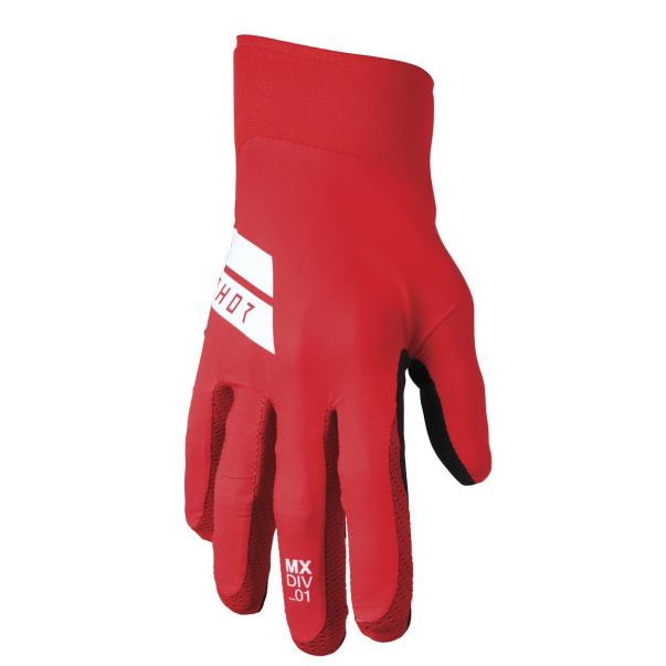 Guantes Thor S22 Agile Hero Rojo/Blanco